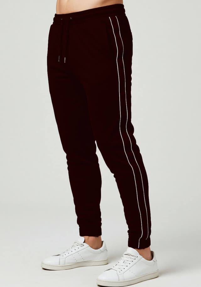 Jogger Pants Wine Red