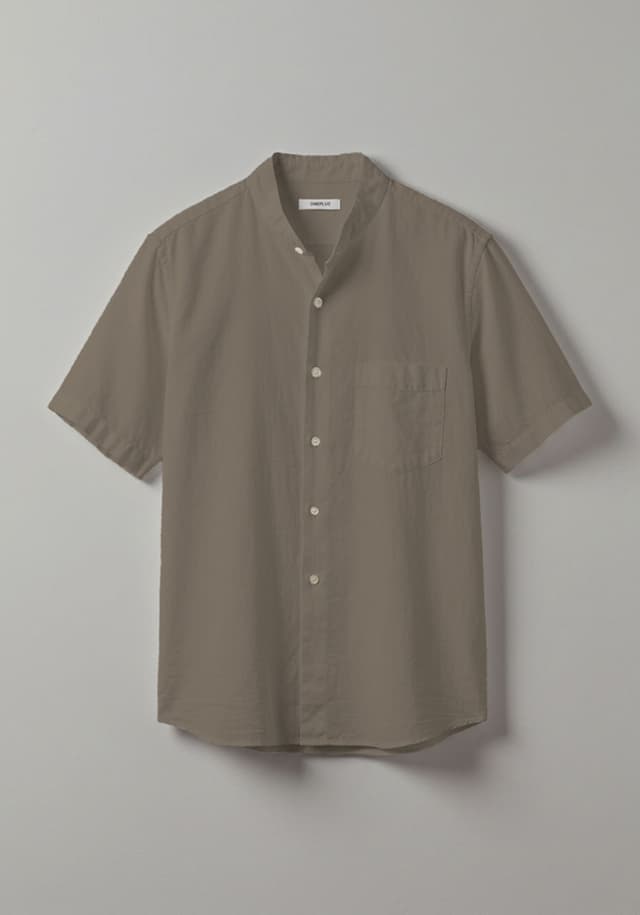Linen Shirt Dark Beige